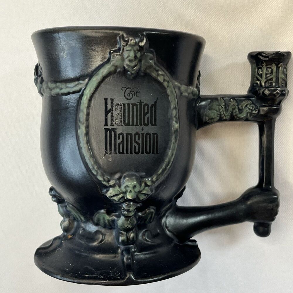 Disney Parks The Haunted Mansion Ceramic Pedestal Coffee Mug